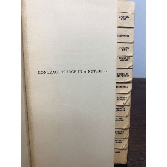 Contract Bridge in a Nutshell. Goren 1952 4.5x7.5" - Picture 7 of 11